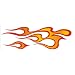 Pilot Automotive LT-00469 Flame Left Graphic Lethal Threat Decal