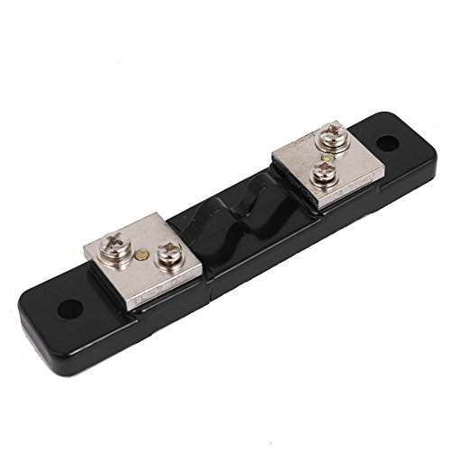 Analog Digital Panel Meters 10Amp 75mV DC Current Shunt Black