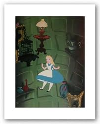 Alice Down The Rabbit Hole by Walt Disney 8.25"x11" Art Print Poster Disney