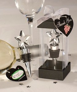 Vineyard Collection star design wine stoppers bYour guests will be starry eyed over these Fas