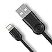 iPhone Cable , IMKEY® Apple MFi Certified 6.5 Feet Tangle-Free Lightning to USB Cable for iPhone 6S / 6 Plus, iPhone 5S 5C 5, iPad Air, iPad Mini, iPad Pro, iPad 4th, iPod - (Black)