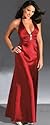 Satin-Abendkleid von Laura Scott Evening, Rot