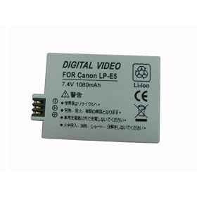 Canon��  LP-E5  �Ή��o�b�e���[