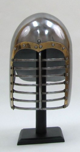 REAL SIMPLE...A HANDTOOLED MEDIEVAL GRILL HELMET!!