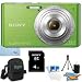 Sony Cybershot DSC-W610 DSCW610 W610 14.1 MP Digital Camera with 4x Optical Zoom and 2.7-Inch LCD (Green) with Sony 4GB Card, Digpro Case, Tabletop tripod, LCD Screen Protectors, Lens Cleaner+ More!