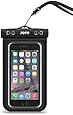 Joto Universal Waterproof Case for Apple iPhone 6S, 6,6S Plus, 5S, Samsung Galaxy S7, S6 Note 5, 4, HTC, LG, Sony, Nokia, Motorola up to 6.0" Diagonal - Black
