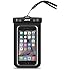 Joto Universal Waterproof Case for Apple iPhone 6S, 6,6S Plus, 5S, Samsung Galaxy S7, S6 Note 5, 4, HTC, LG, Sony, Nokia, Motorola up to 6.0" Diagonal - Black