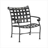 IMAGE OF Ramsgate Strap Club Chair Finish: Tuscan Sand, Strap: Hammered Pewter