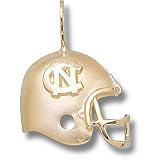 Univ Of North Carolina Nc Helmet Pendant (14kt)