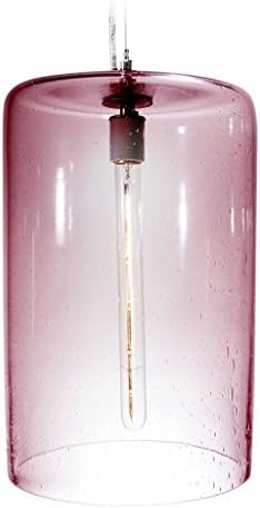 Tempo Luxury Home Fizz Collection Zephyr Pendant, Large, Rose Quartz