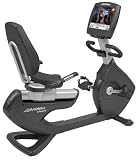 Life Fitness Platinum Series Recumbent Lifecycle Exercise Bike with Engage LCD Console