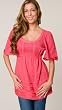 Juicy Couture Lilly Soft Woven Flutter Top