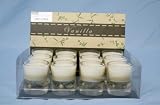 Layered Candle In Glass Pot - Vanilla (CD3869)
