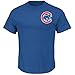 Chicago Cubs Majestic Wordmark Men's T-Shirt