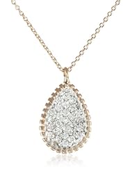 Kismet by Milka Tear Drop Necklace, 16.9"