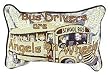 Bus Drivers Angels Decorative Throw Pillow 9" x 12"