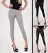 Active Basic Premium Leggings Set in Heather Grey, Charcoal, and Navy