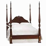 5/0 Queen Carved Panel Rice Bed by Kincaid - Natural Wood (60-237P)