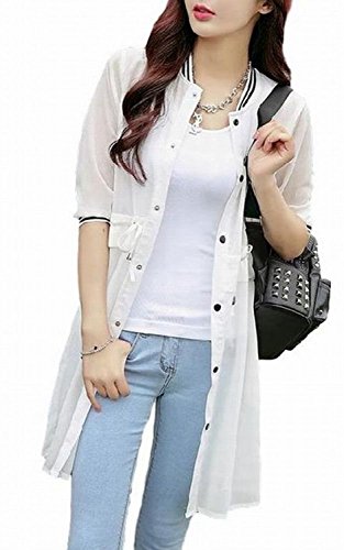 (ビューメンス) Beaumens ロング カーディガン 薄手 カジュアル ゆったり シースルー