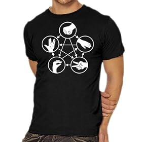 Big Bang Theory - stone paper scissors lizard spock T-Shirt S-XXXL div. couleurs
