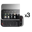3 Pack of Premium Reusable LCD Screen Protectors for LG Tritan AX-840 / UX-840