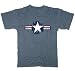Blue Vintage Army Air Corp Distressed T-shirt