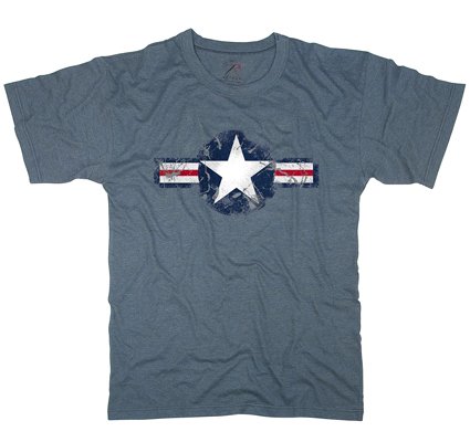 Blue US Army Air Corp Vintage T-Shirt