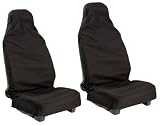 NISSAN X-TRAIL 01-07 Black Front Waterproof Nylon Car Seat Covers Protectors