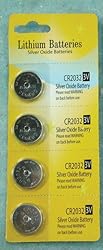 Set 4 LITHIUM BATTERIES battery 3V button coin CR2032