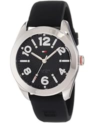 Tommy Hilfiger Womens 1781257 Sport Black Silicon Stainless Steel Watch
