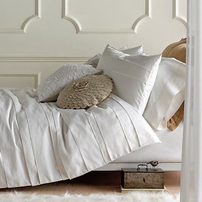 3 Piece Belgravia Duvet Set in White Size: King