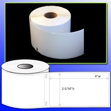 DigiOrange2-5/16" X 4" Shipping Labels (2 Rolls - 600 Labels) Compatible with Dymo 30256