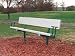 Bench With Arms 8 Foot Long - Portable