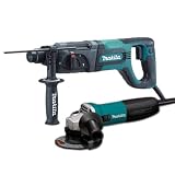Buy Makita HR2475X2 1-Inch Rotary Hammer (includes free GA4530 4-1 2-Inch Grinder) by Makita
