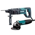 Makita HR2475X2 1-Inch Rotary Hammer (includes free GA4530 4-1/2-Inch Grinder)