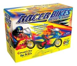 Creativity for Kids Racer Bikes Design Shop paint & style your own models