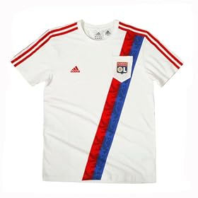 T Shirt OL Olympique Lyonnais Blanc GR 10-11 T:L