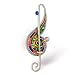 Treble Clef Pin #0457