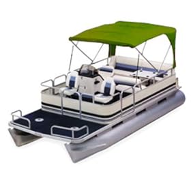 Attwood Corporation 370GN Green Buggy-Style Acrylic Bimini Top by Attwood Marine Products