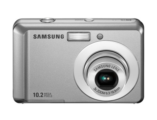 Samsung ES15 Digitalkamera (10 Megapixel, 3-fach opt. Zoom, 6,4 cm (2,5 Zoll) Display, Bildstabilisator) silber