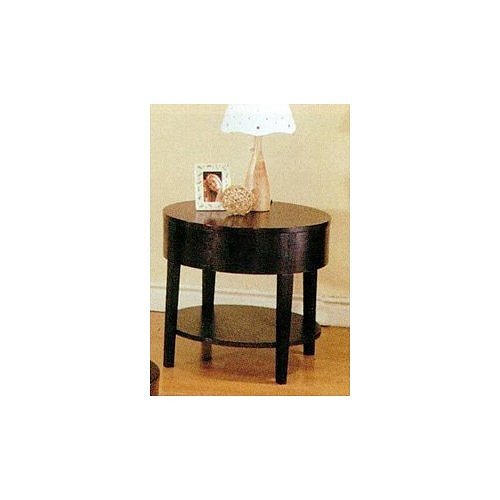 Beautiful Occasional End Table Cappuccino Finish