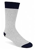 Wigwam Mills #F2020-207-MD Medium GRY/Navy Boot Sock