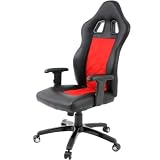 Bauhutte (バウヒュッテ) オフィスチェア BU-116 Milano(ミラーノ) ハイバック メッシュ パソコンチェア ブラック&レッド