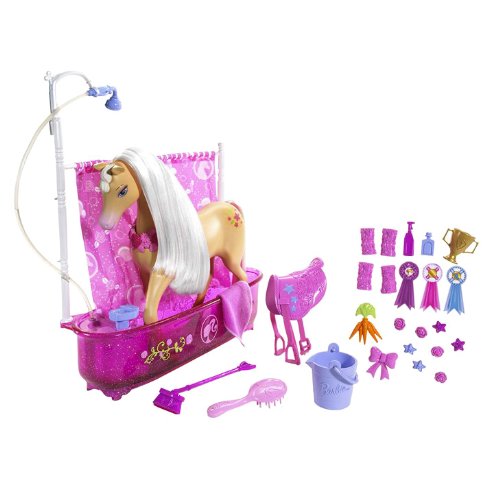 Mattel Barbie Shower and Show Horse