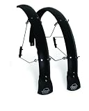 Planet Bike SpeedEZ ATB Front and Rear Bicycle Fender Set (60mm Wide)