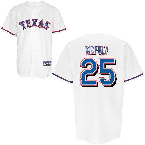 Mike Napoli Texas Rangers Replica Home Jersey by Majestic