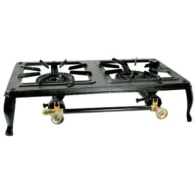 Double Burner Cast Iron Stove