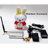 VideoSecu 1PS Wireless Covert Pinhole Nanny Security Camera with receiver audio video home surveillance camera kit in functional clock