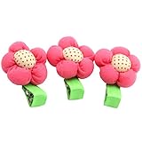 Hollazilla(ホラズイラ) かわいい　キャンディカラー　花　ヘアピン　子供　3個/セット