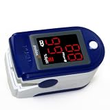PO-100 PULOX Fingerpulsoximeter mit LED-Anzeige und Zubeh�r * Farbe: blau